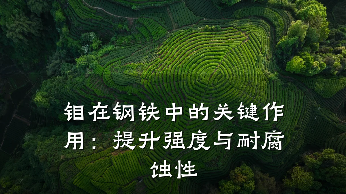 钼在钢铁中的关键作用:提升强度与耐腐蚀性