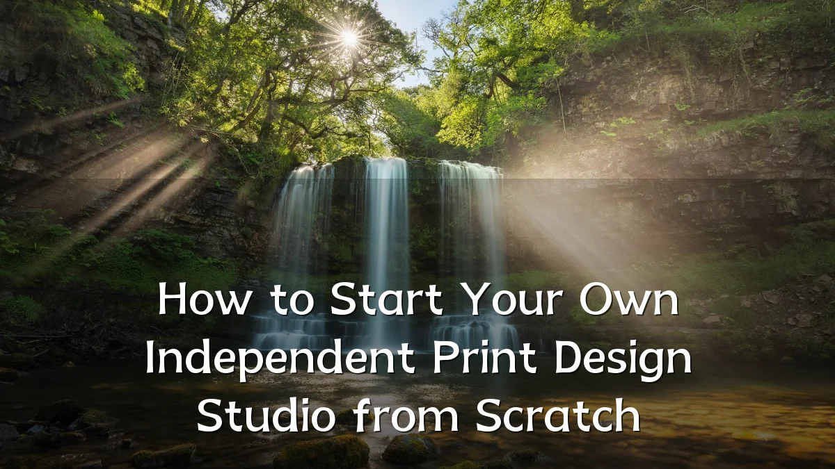 How to Start Your Own Independent Print Design Studio from Scratch