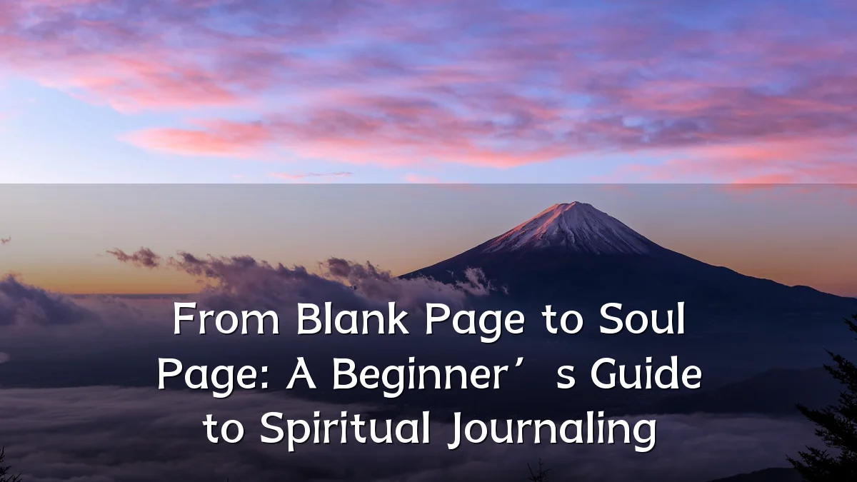 From Blank Page to Soul Page: A Beginner’s Guide to Spiritual Journaling