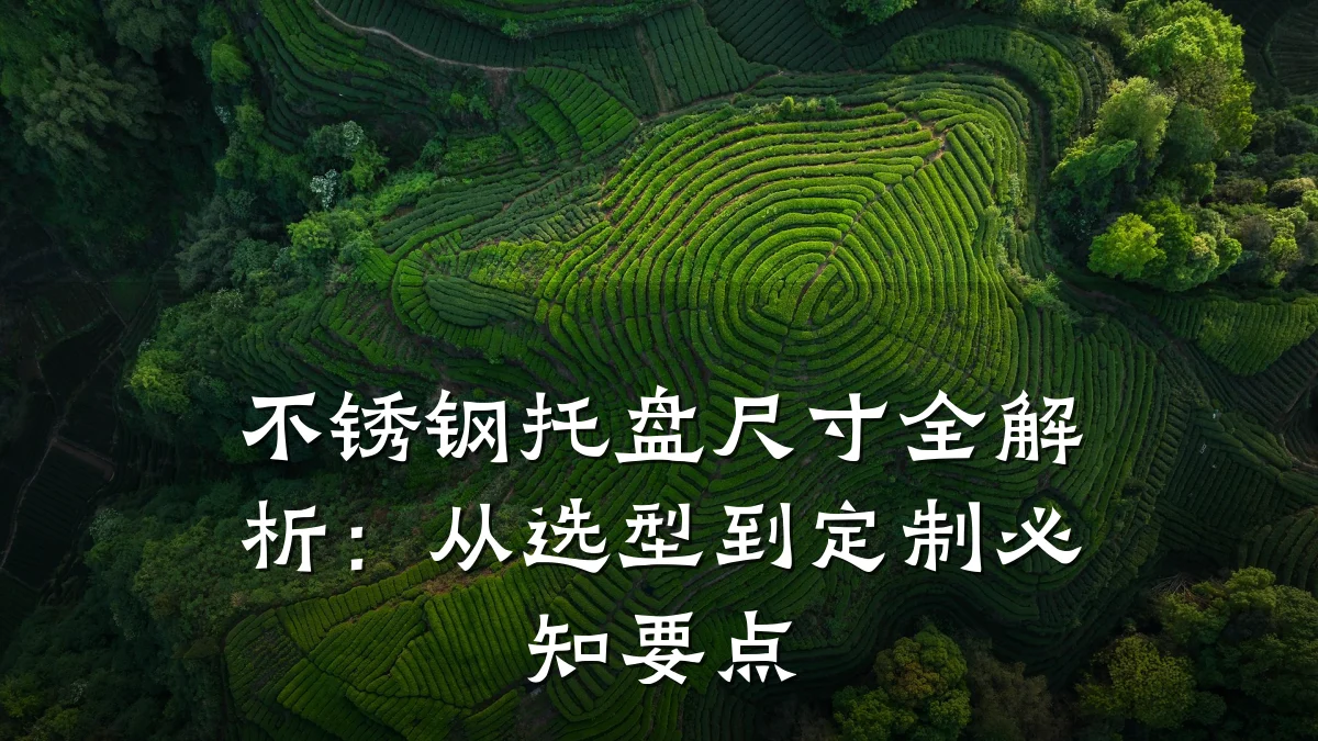 不锈钢托盘尺寸全解析:从选型到定制必知要点
