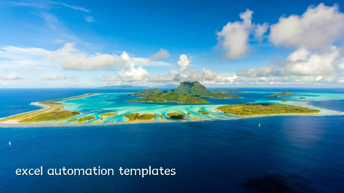 excel automation templates