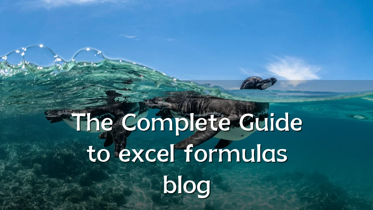 The Complete Guide to excel formulas blog