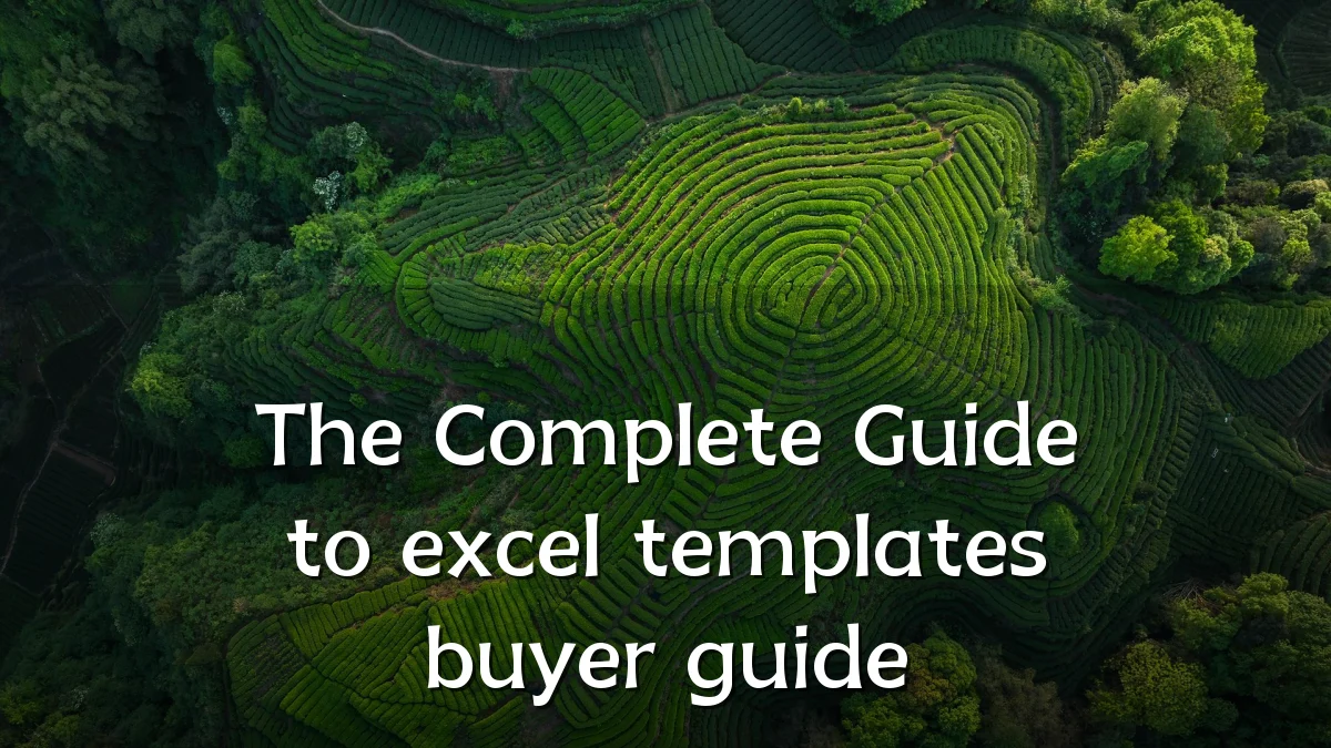 The Complete Guide to excel templates buyer guide