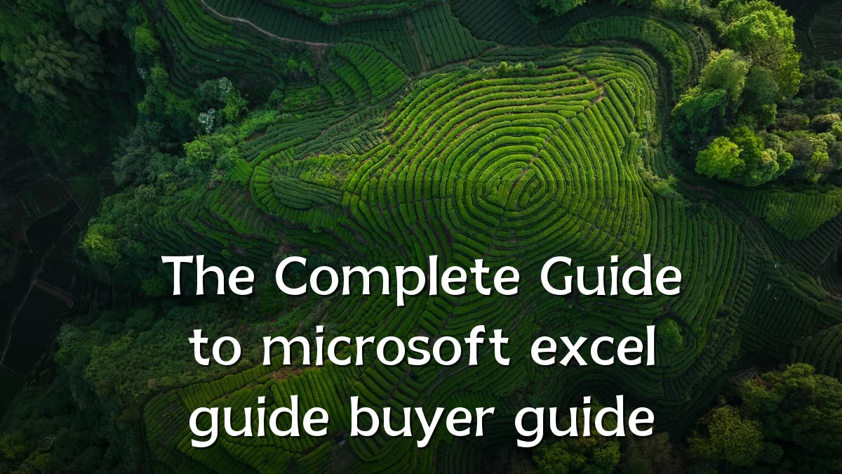 The Complete Guide to microsoft excel guide buyer guide