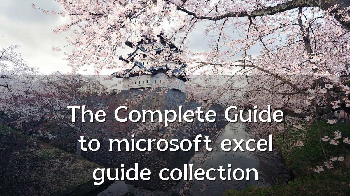The Complete Guide to microsoft excel guide collection