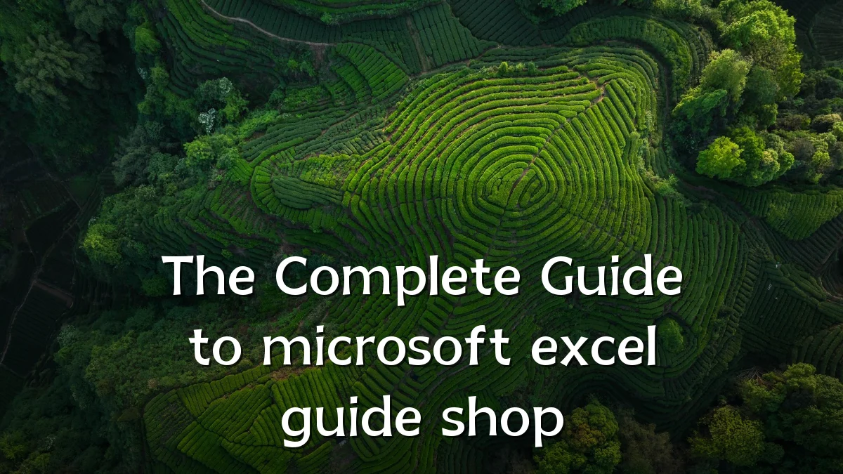 The Complete Guide to microsoft excel guide shop