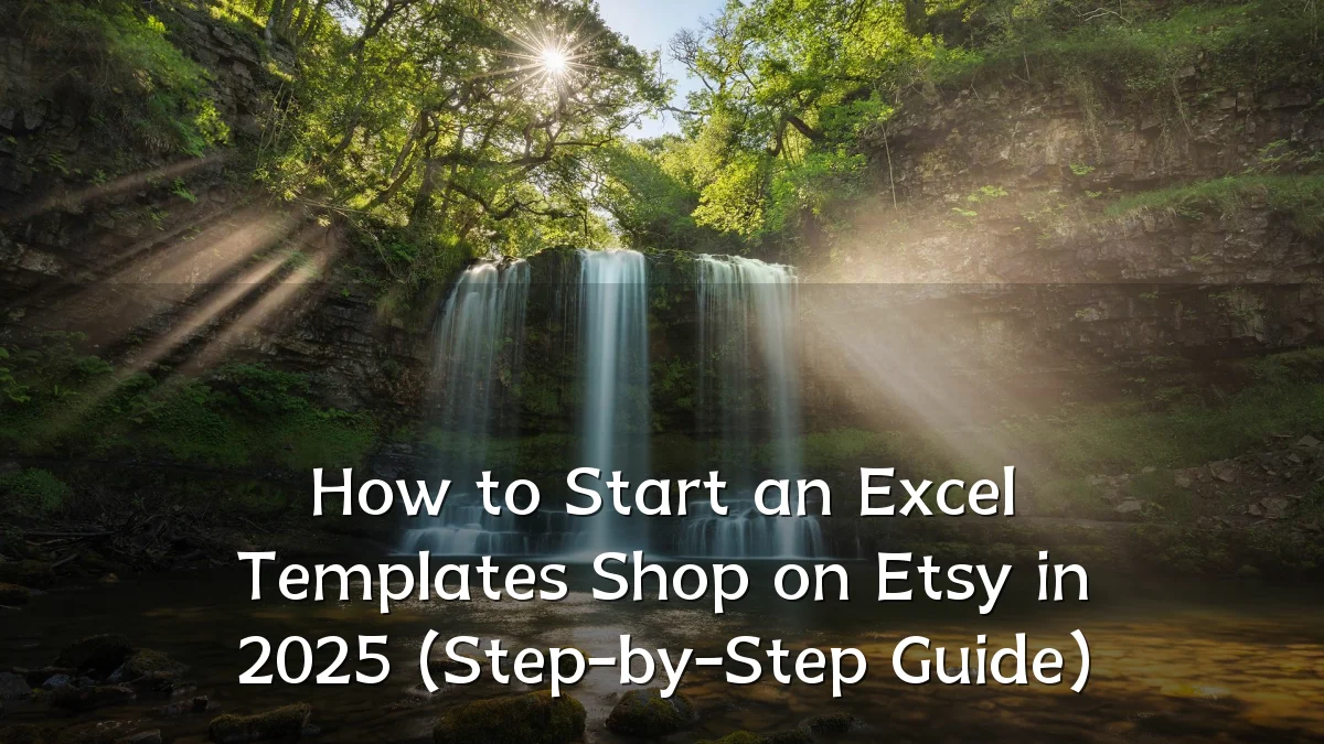 How to Start an Excel Templates Shop on Etsy in 2025 (Step-by-Step Guide)