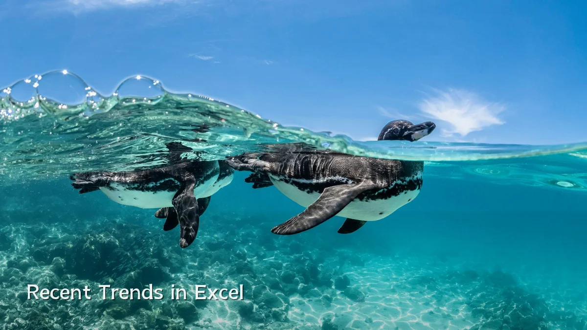 Recent Trends in Excel