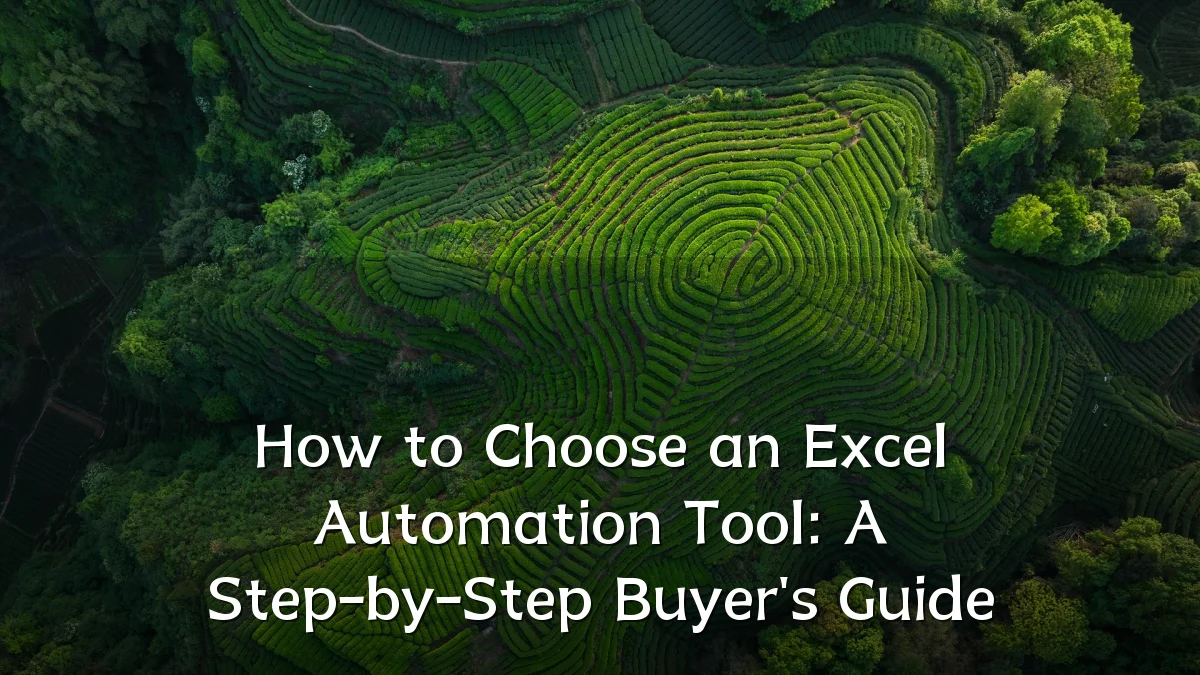 How to Choose an Excel Automation Tool: A Step-by-Step Buyer's Guide