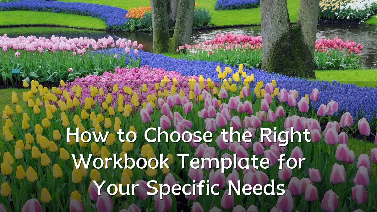 How to Choose the Right Workbook Template for Your Specific Needs