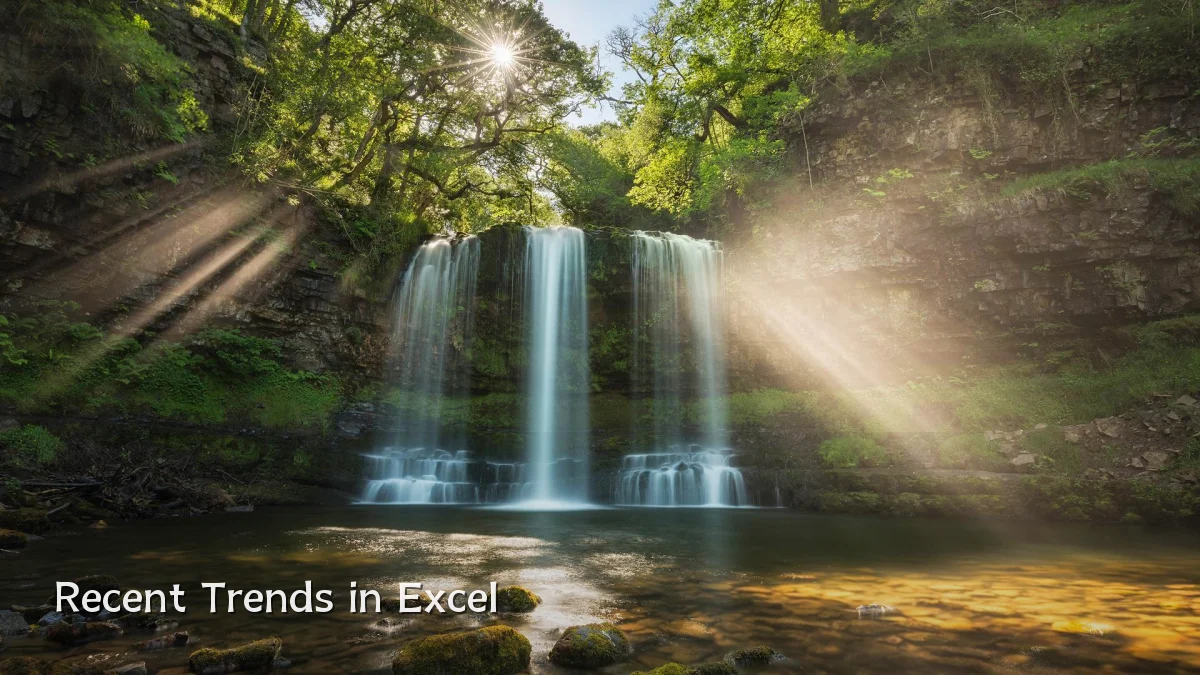 Recent Trends in Excel