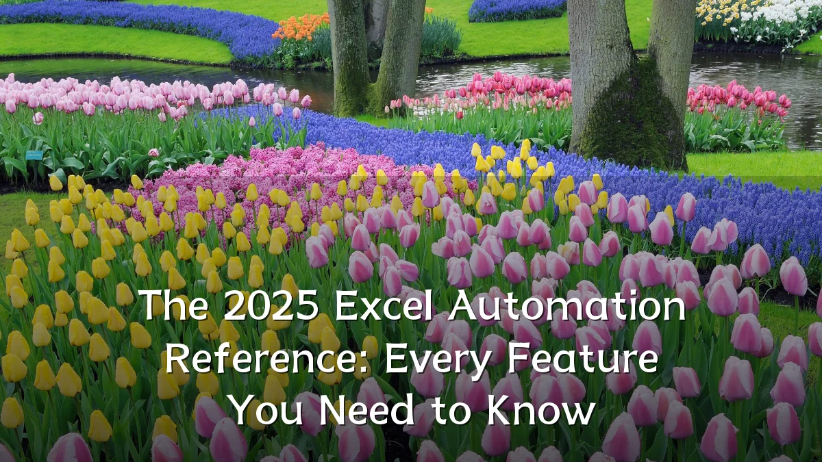 The 2025 Excel Automation Reference: Every Feature You Need to Know